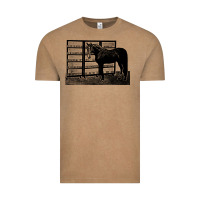 Vintage Coffee beautiful jim key  performing horse Vintage Tee - linhVisuals