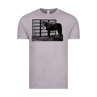 Vintage Zinc beautiful jim key  performing horse Vintage Tee - linhVisuals