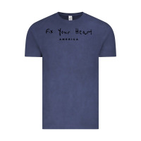 Vintage Denim Fix your heart america Vintage Tee - linhVisuals