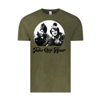 Vintage Olive take off hoser Vintage Tee - linhVisuals