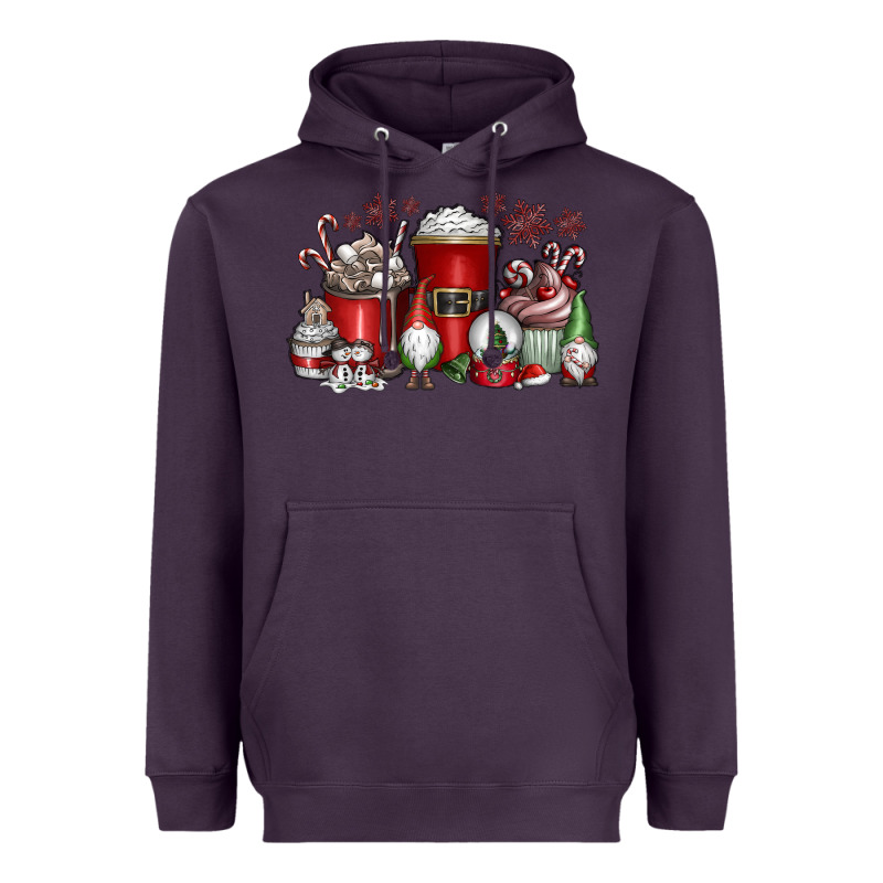 Christmas Coffee Drink Heavyweight Hoodie by CowhideDigitalArt | Teevron