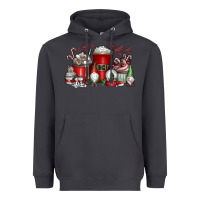 Smoke Christmas Coffee Drink Heavyweight Hoodie - CowhideDigitalArt