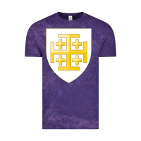 Cloud Purple arms of the kingdom of jerusalem Vintage Tee - linhVisuals