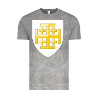 Cloud Rock arms of the kingdom of jerusalem Vintage Tee - linhVisuals