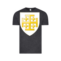 Vintage Black arms of the kingdom of jerusalem Vintage Tee - linhVisuals