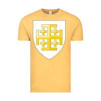 Vintage Mustard arms of the kingdom of jerusalem Vintage Tee - linhVisuals