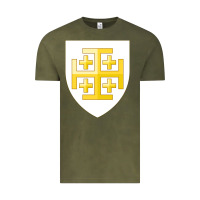 Vintage Olive arms of the kingdom of jerusalem Vintage Tee - linhVisuals
