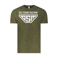 Vintage Olive das sound machine Vintage Tee - linhVisuals