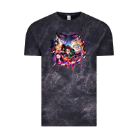 Cloud Black kimetsu no yaibathe hinokami chronicles Vintage Tee - linhVisuals