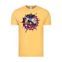 Vintage Mustard kimetsu no yaibathe hinokami chronicles Vintage Tee - linhVisuals