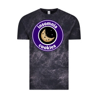 Cloud Black suitable-insomnia-cookies-worn Vintage Tee - linhVisuals