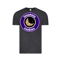 Vintage Black suitable-insomnia-cookies-worn Vintage Tee - linhVisuals
