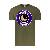Vintage Olive suitable-insomnia-cookies-worn Vintage Tee - linhVisuals
