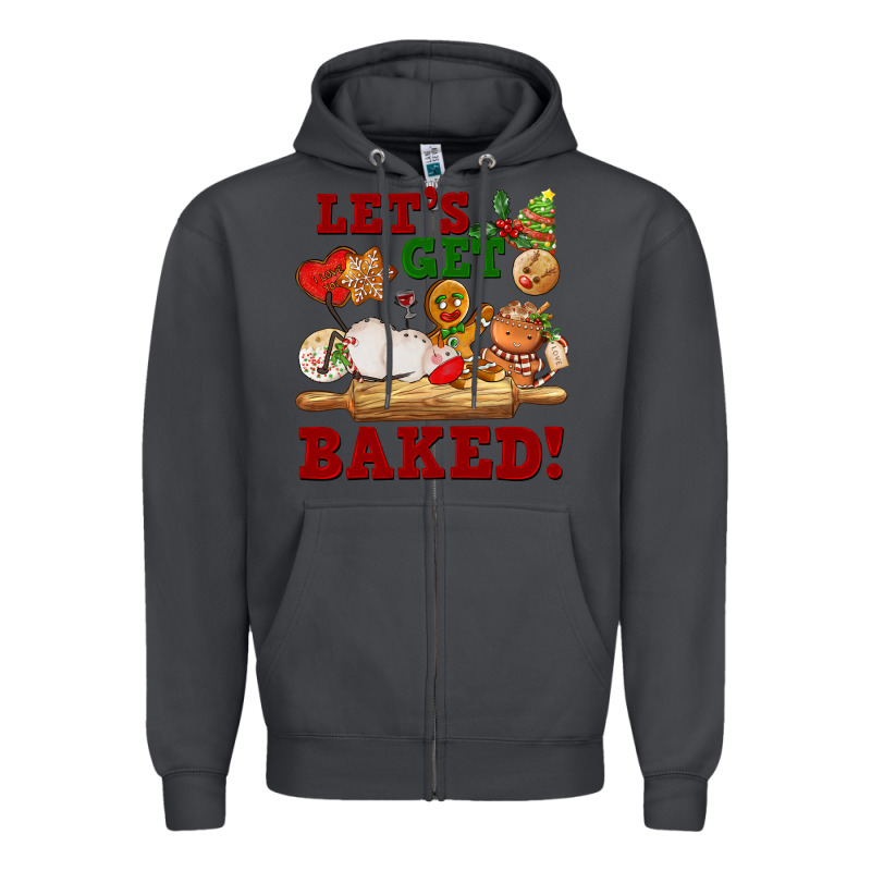 Let's Get Baked Zipper Hoodie by FaDigitalArtStudio | Teevron