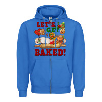 True Royal let's get baked Zipper Hoodie - FaDigitalArtStudio