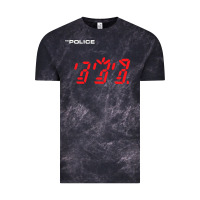 Cloud Black the police   ghost in the machine Vintage Tee - linhVisuals