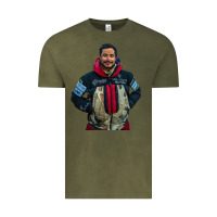 Vintage Olive nimsdai purja Vintage Tee - linhVisuals