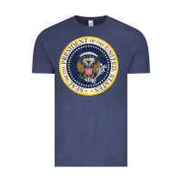 Vintage Denim fake presidential seal Vintage Tee - linhVisuals
