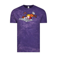 Cloud Purple calvin Vintage Tee - linhVisuals