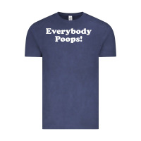 Vintage Denim everybody poops Vintage Tee - linhVisuals