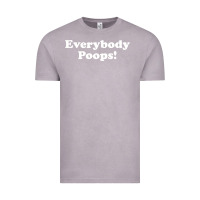 Vintage Zinc everybody poops Vintage Tee - linhVisuals