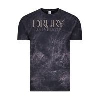 Cloud Black Drury University Vintage Tee - linhVisuals