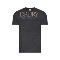 Vintage Black Drury University Vintage Tee - linhVisuals