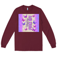 Burgundy kindly fuck off Long Sleeve Tee - TumblerDesignByShophia