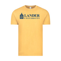 Vintage Mustard Lander University Vintage Tee - linhVisuals