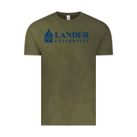 Vintage Olive Lander University Vintage Tee - linhVisuals