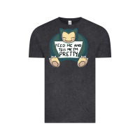 Vintage Black feed me snrlx Vintage Tee - linhVisuals