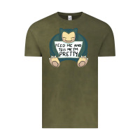 Vintage Olive feed me snrlx Vintage Tee - linhVisuals