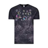 Cloud Black bubbles t  shirt bubbles t  shirt Vintage Tee - linhVisuals