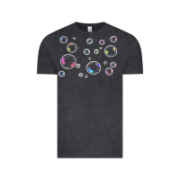 Vintage Black bubbles t  shirt bubbles t  shirt Vintage Tee - linhVisuals