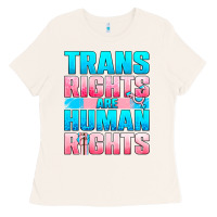 Bone Trans Rights Are Human Rights Ladies Tee - BundleAndBundleShop