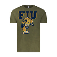 Vintage Olive fiu panthers Vintage Tee - linhVisuals