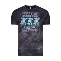 Cloud Black axolotl questions Vintage Tee - linhVisuals