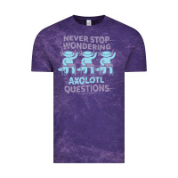 Cloud Purple axolotl questions Vintage Tee - linhVisuals