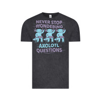 Vintage Black axolotl questions Vintage Tee - linhVisuals