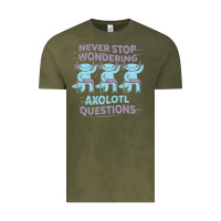 Vintage Olive axolotl questions Vintage Tee - linhVisuals