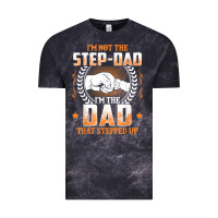 Cloud Black mens i'm not the step dad i'm the dad that stepped up father gift t sh Vintage Tee - linhVisuals
