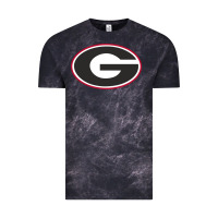 Cloud Black georgia a Vintage Tee - linhVisuals