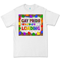 White Gay Pride Loading LGBTQ Tumbler Premium Tee - BundleAndBundleShop