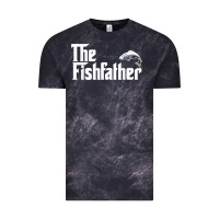 Cloud Black mens the fishfather funny fish father day lover t shirt t shirt Vintage Tee - linhVisuals