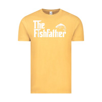 Vintage Mustard mens the fishfather funny fish father day lover t shirt t shirt Vintage Tee - linhVisuals