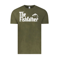 Vintage Olive mens the fishfather funny fish father day lover t shirt t shirt Vintage Tee - linhVisuals
