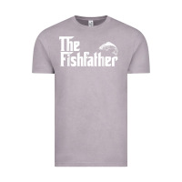 Vintage Zinc mens the fishfather funny fish father day lover t shirt t shirt Vintage Tee - linhVisuals