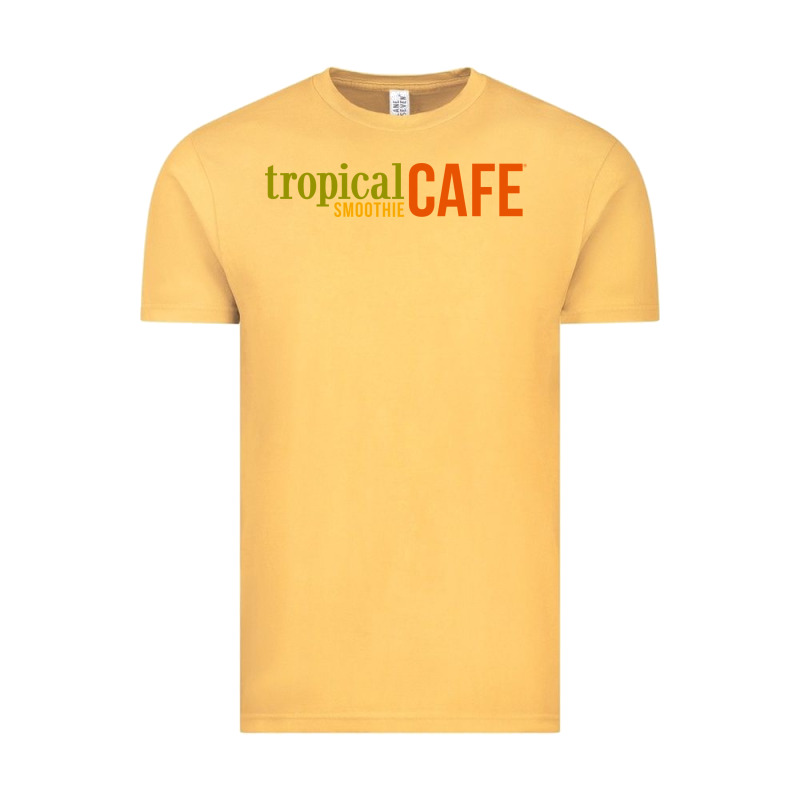 Suitable-tropical-smoothie-cafe-worn Vintage Tee by linhVisuals | Teevron