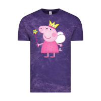 Cloud Purple pig Vintage Tee - linhVisuals