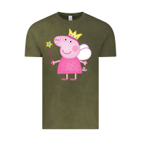 Vintage Olive pig Vintage Tee - linhVisuals